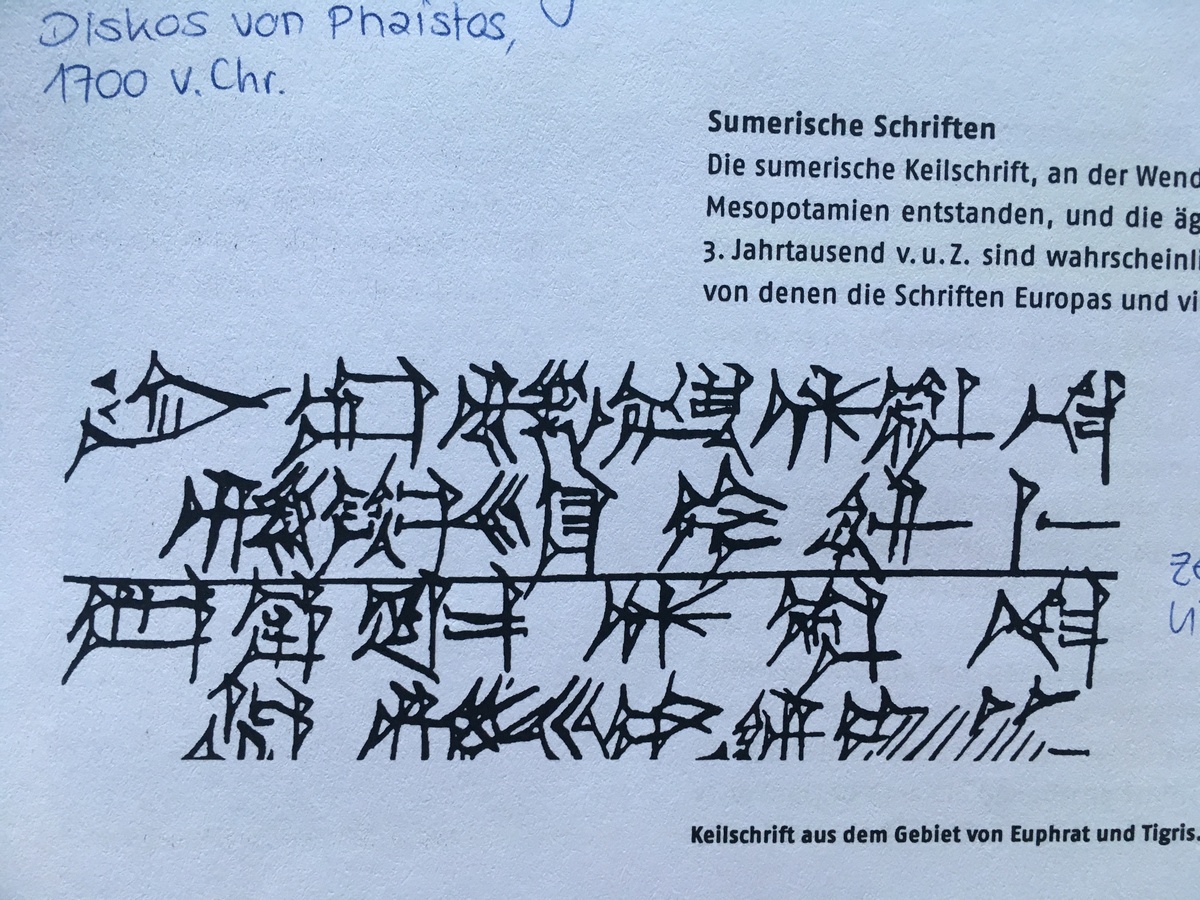 Sumerische Keilschrift