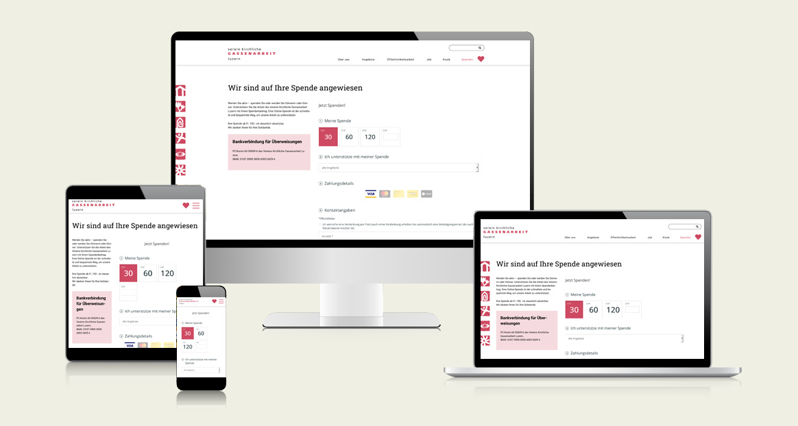 Referenz Verein kirchliche Gassenarbeit Luzern | Brunner Medien AG Referenz Verein kirchliche Gassenarbeit Luzern | Brunner Medien AG