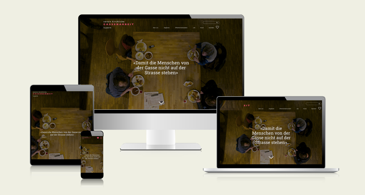 Referenz Verein kirchliche Gassenarbeit Luzern | Brunner Medien AG Referenz Verein kirchliche Gassenarbeit Luzern | Brunner Medien AG