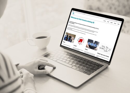 Website von Schär Druckverarbeitung AG | Brunner Medien AG