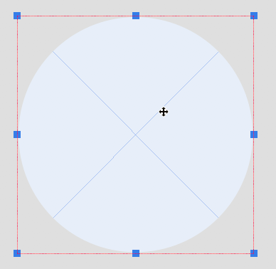 Die rote Linie veranschaulicht den imaginären Rahmen, den VivaDesigner braucht, um das Objekt besser positionieren zu können. Die rote Linie veranschaulicht den imaginären Rahmen, den VivaDesigner braucht, um das Objekt besser positionieren zu können.